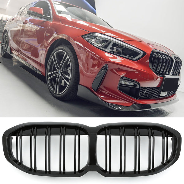 Grille BMW 1 Series F40 (2019-2026) - GCP Double Slat Look Gloss Black