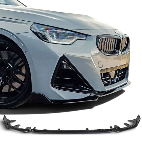Lip dianteiro BMW Série 2 G42 M Sport (2021-2026) - GCP Preto Brilhante