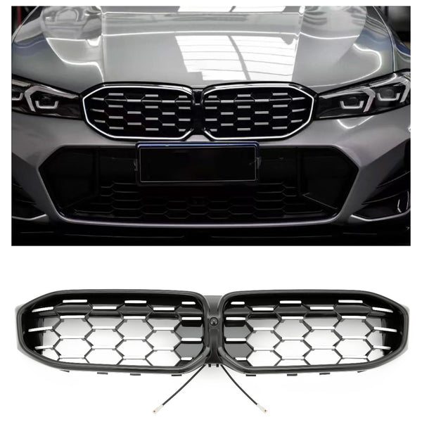 LED Grille BMW 3 Series G20 / G21 LCI (2022-2026) - GCP Black / Chrome