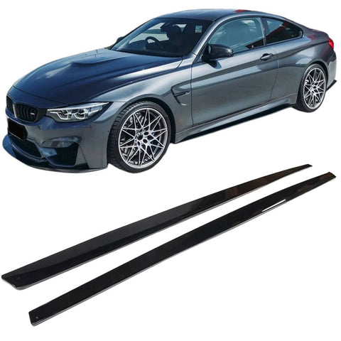 Seitenschweller BMW M3 / M4 F80 / F82 / F83 - GCP Glanzschwarz