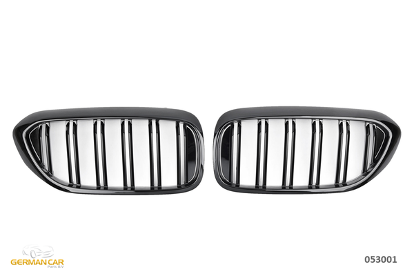 Grelha BMW Série 5 G30 / G31 Antes do facelift (2017-2020) - GCP Double Bar Preto Brilhante