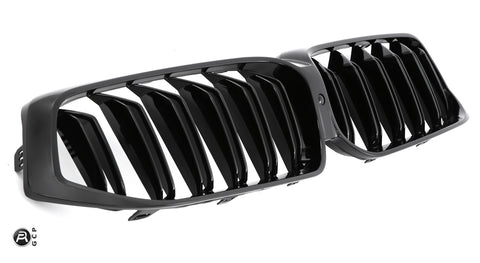 Parrilla BMW Serie 6 GT G32 LCI (2020-2023) - GCP Double Bar Negro Brillo
