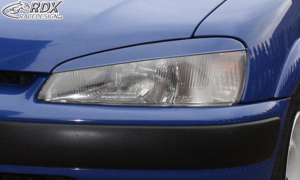 Headlight Covers for PEUGEOT 106 Phase 2 / Facelift 1996+ "Bad Look" - RDX