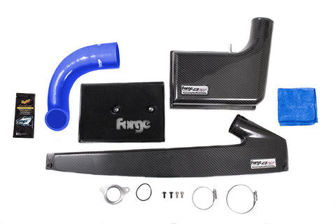 Kit de admisión de fibra de carbono para VW Golf 7, Audi A3 8V, Seat Leon 5F, Skoda Octavia 5E 1.2 / 1.4 TSI (138 y 150 bhp) – Forge Motorsport, azul