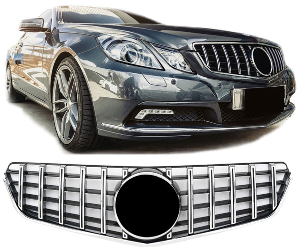 Grelha Mercedes Classe E C207 / A207 Antes do facelift (2009-2013) - GCP Panamericana GT Preto / Cromado