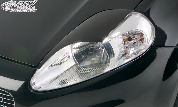Cubiertas de faros para FIAT Grande Punto y Punto Evo - RDX