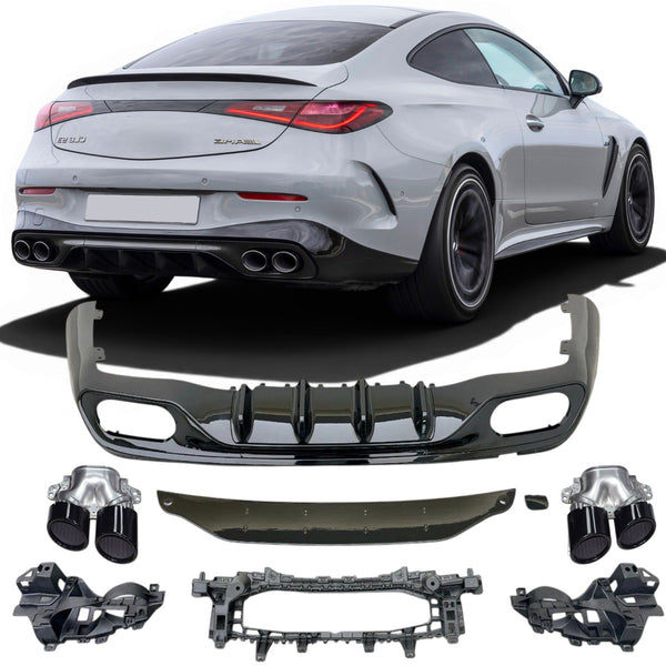 Heckdiffusor + Endrohre Mercedes CLE AMG Line (2023+) - GCP