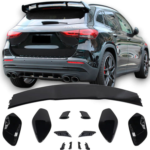 Roof Spoiler Mercedes GLA H247 (2020-2026) - GCP Gloss Black