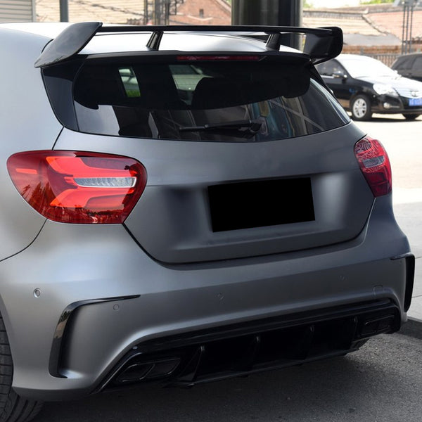 Canards Para-choques Frontal Mercedes Classe A W176 AMG Line (2012-2018) - GCP Preto Brilhante