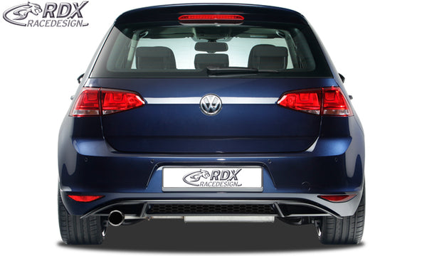 Rear Bumper Extension for VW Golf 7 "GTI-Look" center part - RDX