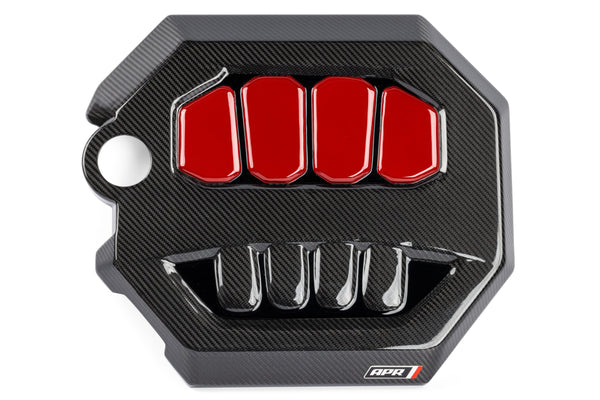 Cobertura do Motor em Fibra de Carbono VW Golf 8 GTI / R, Audi A3 8Y / S3 8Y (2.0 TSI EA888.4) – APR MS100232