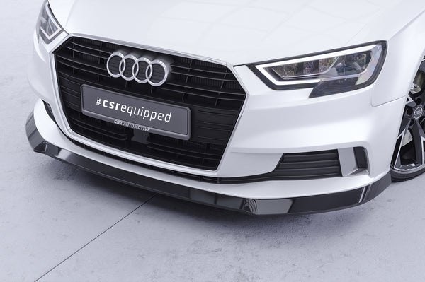 Splitter delantero con ABE para Audi A3 8V facelift 3 puertas / Sportback 2016-2020 (no S-Line)