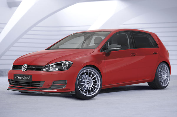 Splitter delantero con ABE para VW Golf 7 pre-facelift 2012-2017 (modelo base)