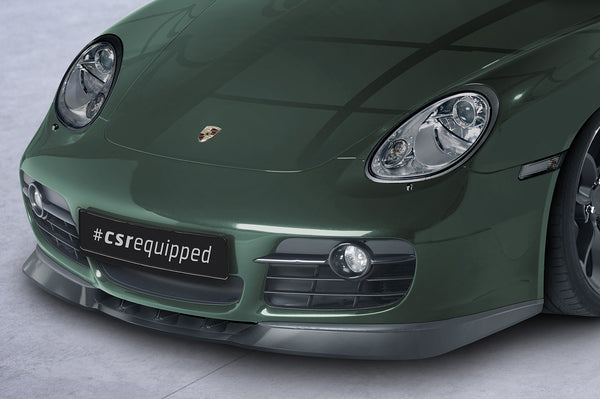 Lábio do spoiler dianteiro com ABE para Porsche Cayman 987c (pré-facelift) 2005-2009