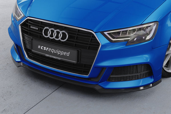Splitter delantero con ABE para Audi A3 8V S-Line / S3 sedán y cabrio, facelift 2016-2020