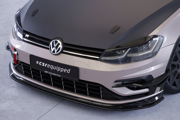 Splitter delantero con ABE para VW Golf 7 R facelift 2017-2021 (CSL625)