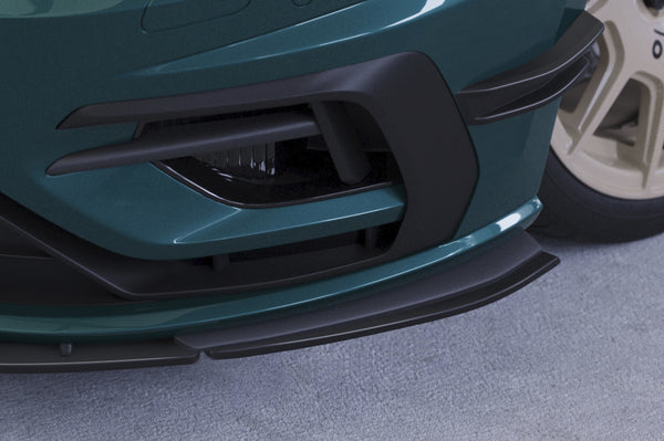 Láminas de splitter delantero (laterales, sin flaps) con ABE para VW Golf 7 R / R-Line facelift 2017-2021