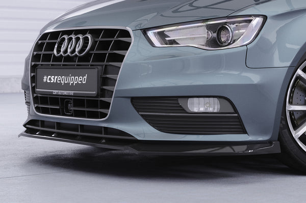 Splitter delantero con ABE para Audi A3 8V pre-facelift 3 puertas / Sportback 2012-2016 (CSL870)