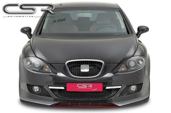Aileron Dianteiro | Lábio Dianteiro para Seat Leon Mk2 1P 2005-2009 (não FR / Cupra / Copa)