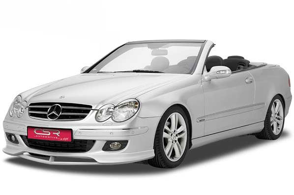 Splitter delantero | Añadido delantero para Mercedes Clase CLK A209 / C209 Facelift 2005-2010