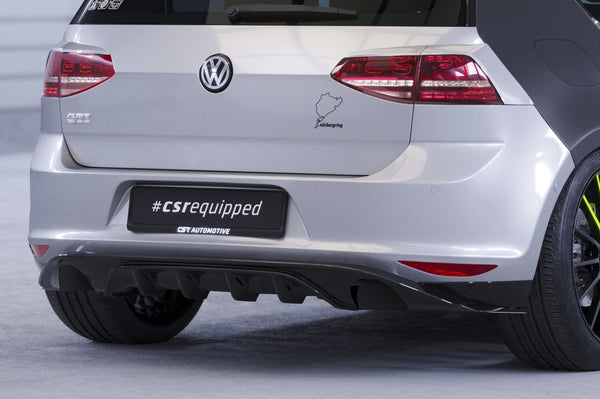 Difusor trasero | Faldón trasero con ABE para VW Golf 7 pre-facelift 2012-2017 (modelo base)