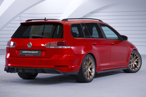 Difusor Traseiro | Avental Traseiro com ABE para VW Golf 7 GTD Variant Facelift 2017-2020