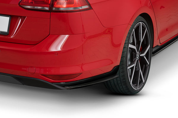 Difusor trasero | Secciones laterales con ABE para VW Golf 7 Variant pre-facelift 2013-2017