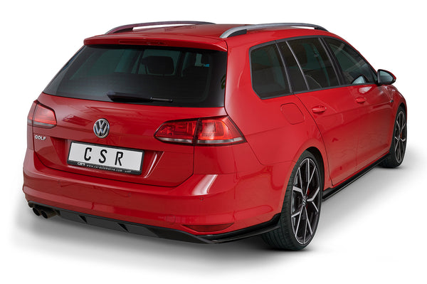 Difusor trasero | Secciones laterales con ABE para VW Golf 7 Variant pre-facelift 2013-2017