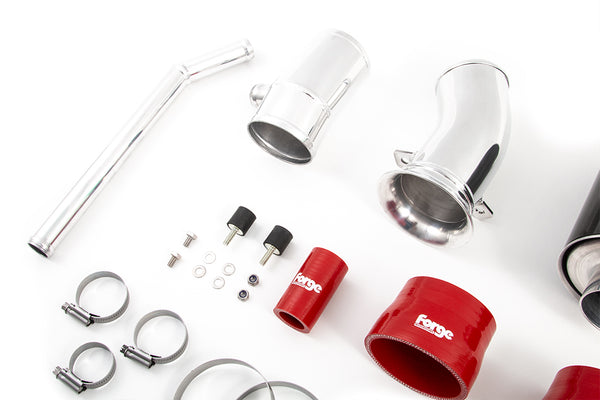 Kit de admisión de aire de fibra de carbono para Abarth 500 / 595 / 695, manguito rojo – Forge Motorsport FMINDF500