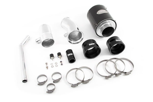 Carbon Fibre Air Intake Kit Abarth 500 / 595 / 695, Black Hose – Forge Motorsport FMINDF500