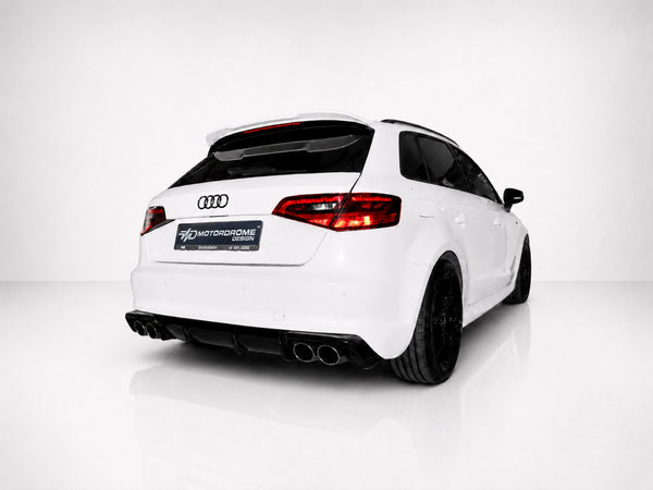Difusor trasero para Audi A3 8V Sportback (2013-2016) (escape izq.+der.)