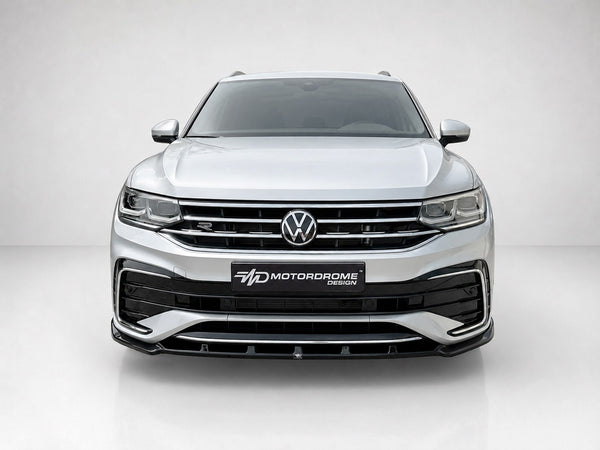 Splitter delantero para Volkswagen Tiguan R / R-Line Mk2 Facelift (2020-2024)