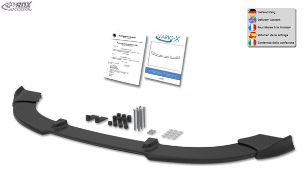 Spoiler delantero VARIO-X para HYUNDAI i20 (PB / PBT | 2008-2012) Splitter de labio delantero - RDX