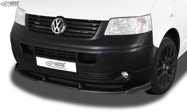 Splitter delantero VARIO-X para VW T5 -2009 (para paragolpes sin pintar, como Transporter, …) - RDX