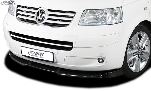 Splitter delantero VARIO-X para VW T5 -2009 (para paragolpes pintado, como Multivan, …) - RDX