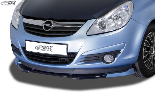 Front Spoiler VARIO-X for OPEL / VAUXHALL Corsa D (-2010) Front Lip Splitter - RDX