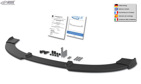 Splitter delantero VARIO-X para Daewoo Kalos 2002-2008 (3/5 puertas) - RDX