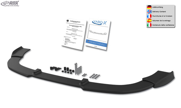 Splitter delantero VARIO-X para VW Passat B6 / 3C R-Line - RDX