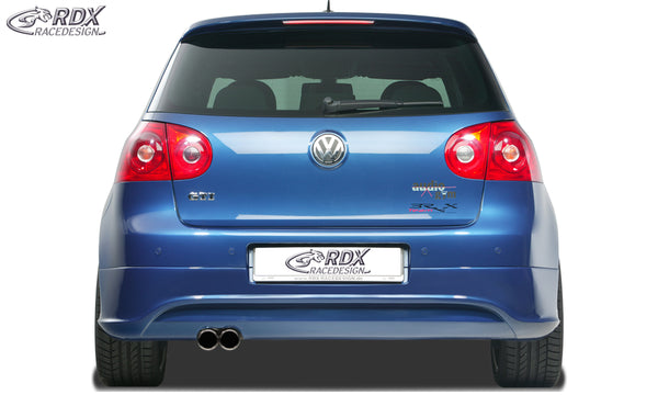 Extensión de paragolpes trasero para VW Golf 5 "R32 clean" con salida de escape izquierda - RDX