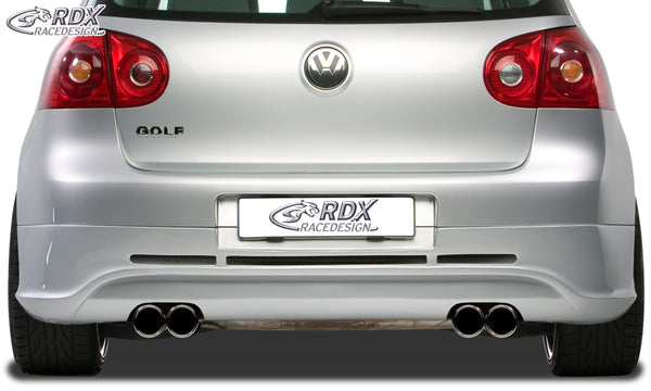 Extensión de paragolpes trasero para VW Golf 5 "GTI/R-Five" con salida de escape izquierda y derecha - RDX