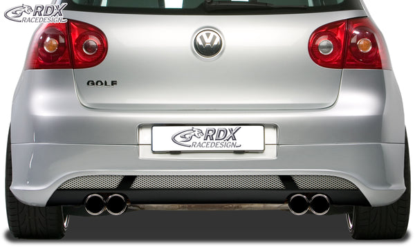 Extensión de paragolpes trasero para VW Golf 5 "V2" con salida para escape R32 - RDX