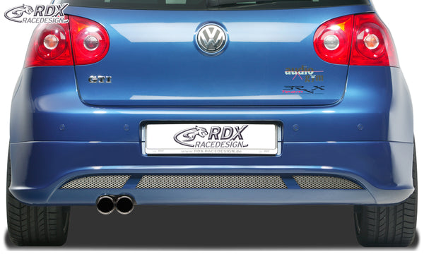 Extensión de paragolpes trasero para VW Golf 5 "V2" con salida de escape izquierda - RDX