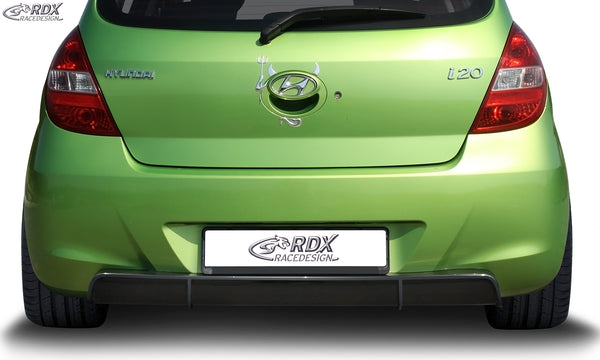 Extensión de paragolpes trasero (difusor) para HYUNDAI i20 (PB / PBT | 2008-2012) - RDX