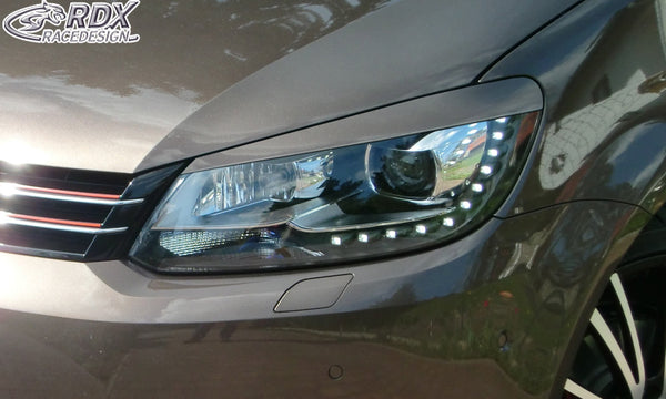 Cubiertas de faros para VW Touran 1T facelift (2010-2015) / Caddy 2K (2010-2015) - RDX