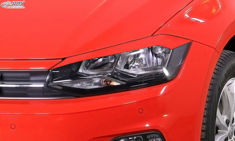 Pestañas de faros para VW Polo (2G / AW / 2017+) - RDX