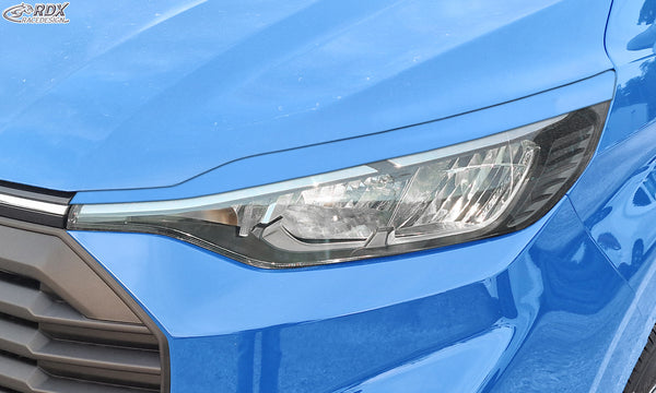 Pestañas de faros para FORD Transit Custom & Tourneo Custom (para faros halógenos, 2023-actualidad) - RDX