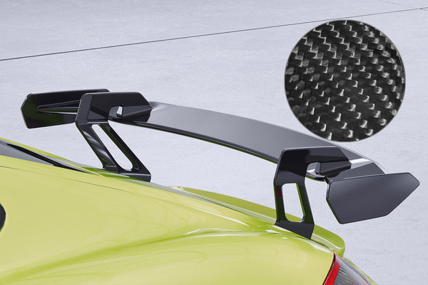 Aileron traseiro "Swan Neck" com homologação ABE para Porsche Cayman 987c 2005-2013