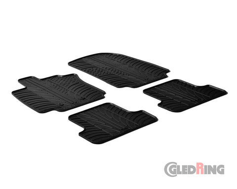 Alfombrillas de goma Renault Clio 3 (2005–2012) - GledRing