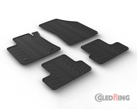 Rubber Car Mats Renault Megane 4 Grand Coupe (2016–) - GledRing