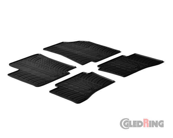 Gummifußmatten Kia Rio Schrägheck 5-türig (2011–2016) - GledRing